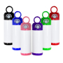 RTS USA Warehouse 50pcs/Ctn 12oz Sublimation Tumbler Stainless Steel Kids Cup Water Bottle With Colorful Flip Top Mix Color Lids