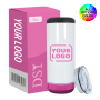 16oz Sublimation Music Tumbler Cup 4 in 1 Can Cooler with Speaker Stainless Steel Vacuum Insulated Beer Can Cooler