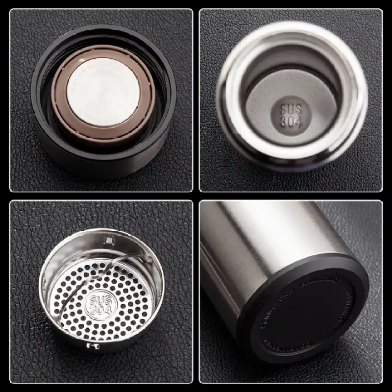 Double Wall Insulated 500ml Stainless Steel Termo Smart Vacuum Flask Digital Thermo Water Bottle With Led Temperature Display