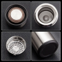 Double Wall Insulated 500ml Stainless Steel Termo Smart Vacuum Flask Digital Thermo Water Bottle With Led Temperature Display