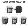 Custom Logo 16oz Double Wall Vacuum Tumbler Cup Powder Coated Insulated Stainless Steel Coffee Camping Mug With Lid