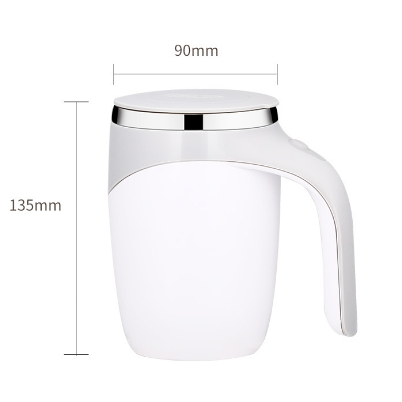 Custom Logo Stainless Steel Smart Automatic Electric Mixing Cup Coffee Milk Magnetic Rotation Self Stirring Coffee Mug Mixer