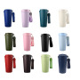 Wholesale 600ml Stainless Steel Coffee Mug 20oz Insulated Cup SS304 Car Travel Tumbler with Handle Straw for Logo Customization