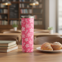 Flower Vacuum Insulated Tumbler 20oz Double Wall Travel Cup Coffee Mug Custom Stainless Steel Tumbler Thermoses Cups Mug