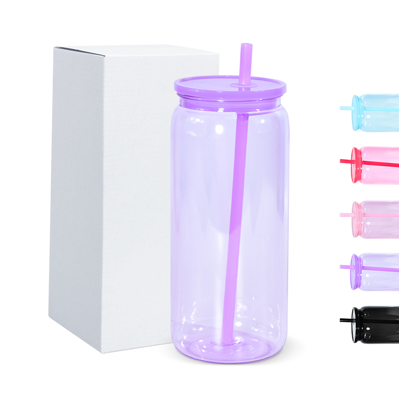 Plastic Drinkware 20oz Plastic Cup with Lid and Straw Reusable Plastic Tumbler BPA Free Cold Coffee Cups with Lids and Straw
