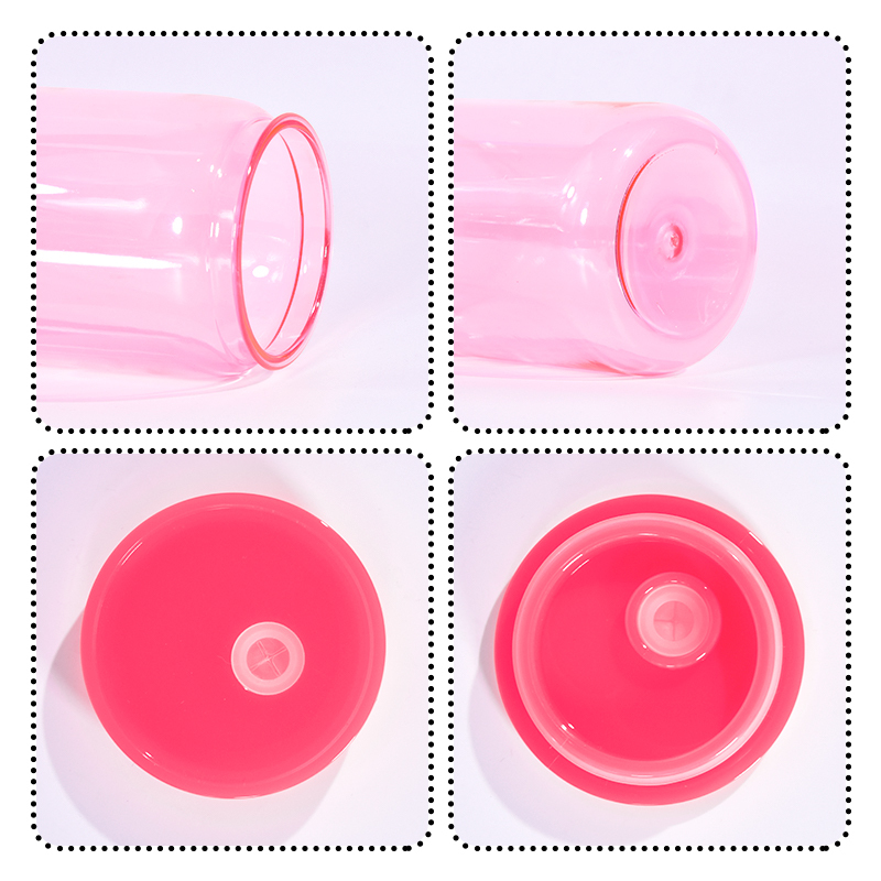 Plastic Drinkware 20oz Plastic Cup with Lid and Straw Reusable Plastic Tumbler BPA Free Cold Coffee Cups with Lids and Straw