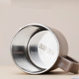 500ml Custom Logo 304 Stainless Steel + PP Mugs Office Insulated Drinking Cups Cheap Coffee Travel Mug with Leak Proof Lids
