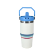 Stripe with Blue Lid