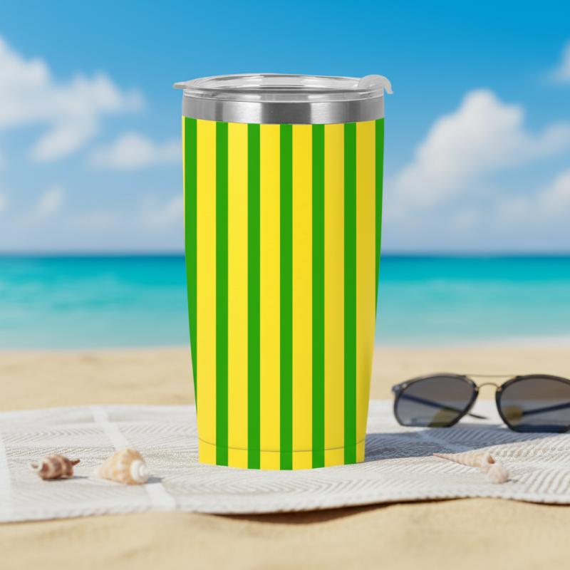 18/8 Stainless Steel Double Wall 20oz Travel Car Vacuum Insulation World Football Tumbler Customized Acceptable Metal Cup