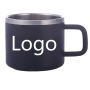 Customized Logo 3oz Mini Mug Stainless Steel Portable SS304 Shot Glass Tumbler Laser Powder Coated Car Travel Cup with Handle