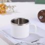 Customized Logo 3oz Mini Mug Stainless Steel Portable SS304 Shot Glass Tumbler Laser Powder Coated Car Travel Cup with Handle