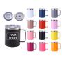 12oz 14oz 16oz 24oz Powdered Coated Coffee Mug Double Walled Stainless Steel Vacuum Mug Tumbler Insulated Stainless Steel Cup