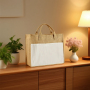 USA Warehouse in Stock 35*43cm Sublimation Tote Bags Blank Lightweight Reusable Grocery Bags Canvas Shopping Bag 10pcs/ctn