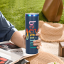 20oz Custom Holographic Plated Powder Coated Stainless Steel Straight Tumblers Laser Engrave Water Bottle