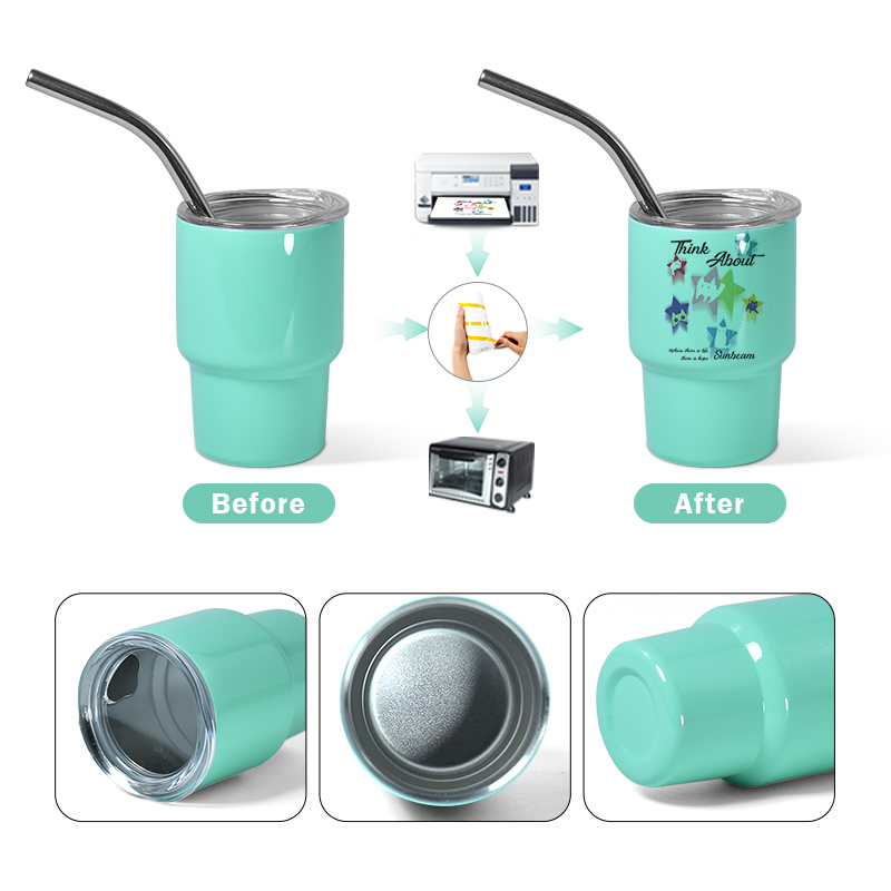 RTS US 108pcs/ctn 3oz Sublimation Shot Glass Tumblers Stainless Steel Double Wall Vacuum Insulated Shot Glasses Cups