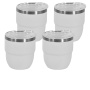 RTS US 4oz Stackable Cup Mini Tumbler with Lid and Straw, Stainless Steel Vacuum Insulated Espresso Cup