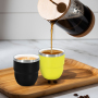 RTS US 4oz Stackable Cup Mini Tumbler with Lid and Straw, Stainless Steel Vacuum Insulated Espresso Cup
