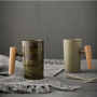 Japanese Style Handcrafted Bottles Wooden Handle Mugs Household Water Cup