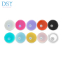 RTS Wholesale Lid Manufacture 16oz Glass clear Frosted Cups Glass Can  Tumbler Mugs Flask Colored Replacement Plastic Lids