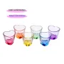RTS 6pcs Heart-shaped Shot Glasses 1.5oz Glass Beer Cups Transparent Beer Mugs Valentine's Day Gifts Tequila Whiskey