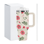 RTS USA Warehouse Stock 1pcs 40oz H2.0 Powder Coated Double Wall Stainless Steel Tumblers Travel Mug with Pattern