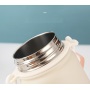 Personalized 580ml Stainless Steel Vacuum Insulated Thermal Flask Portable Double Wall Water Bottle with Bounce up Lid and Strap