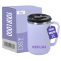 16oz Ideal Capacity for All-Day Hydration Tea Cup Airpot Termo Personalizado Water Warmer Travel Stainless Steel Mug