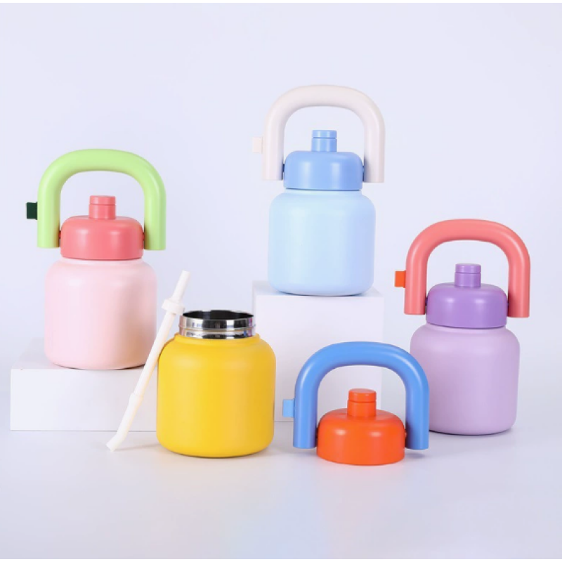 Large Belly Cup Household 316 Stainless Steel Insulated Bottle Portable Handle Mug for Outdoor Sports