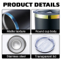 RTS US 20oz Powder Coated Travel Tumbler Cups Double Wall Stainless Steel Vacuum Insulated Coffee Tumbler with Lid 25pcs Mixed