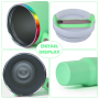 H2.0 40oz Rainbow Plated Powder Coated Stainless Steel Tumblers for Laser Engravings 6 Colors Mixed