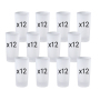 Glass Cup Sublimation Frosted Shot Glasses 3 oz Shot Glasses Blanks Personalized Glass Cups with Heavy Base