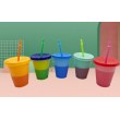 Small mix colored color changing cups