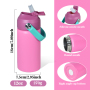 Custom Cute Kids Water Bottle 12oz for Kids School Bpa Free Stainless Steel School Kids Water Bottle