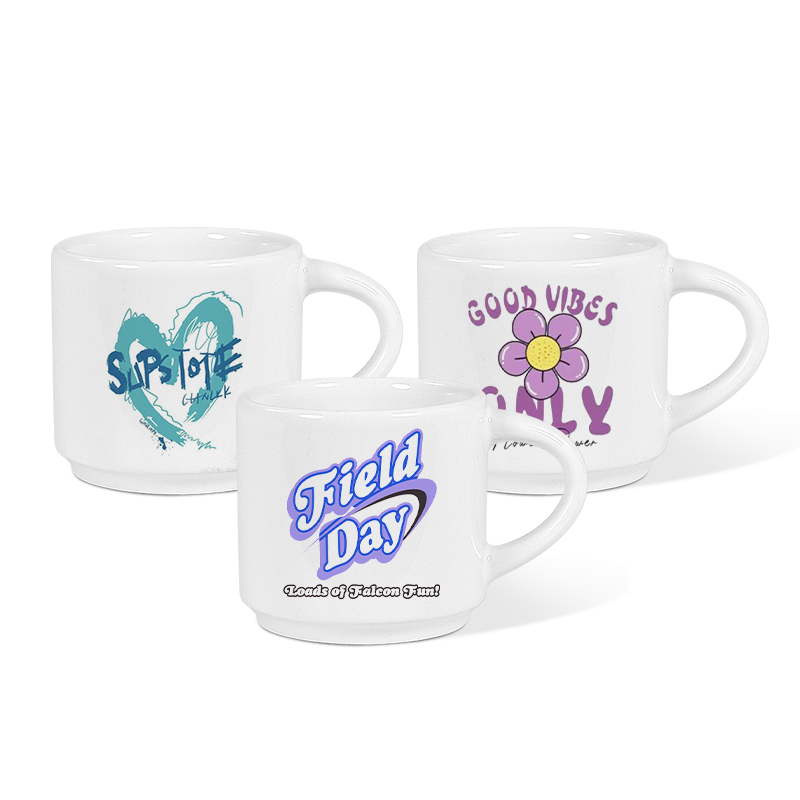 Cups with logo Coffee Mug Ceramic Antiscrach Mini Tumbler 2.5oz Espresso Shot Cups Ceramic Coffee Mugs