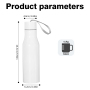 Sublimation Blanks 500ml Vacuum Sports Double Wall Copper Stainless Steel Thermo Cola Shape Drink Insulated Water Bottles