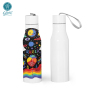 Sublimation Blanks 500ml Vacuum Sports Double Wall Copper Stainless Steel Thermo Cola Shape Drink Insulated Water Bottles