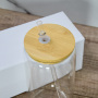 Clear Colored Replacement Lid Straws Bamboo Lid with Rubber Bottom Bumper Tumbler Accessaries