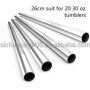 Clear Colored Replacement Lid Straws Bamboo Lid with Rubber Bottom Bumper Tumbler Accessaries