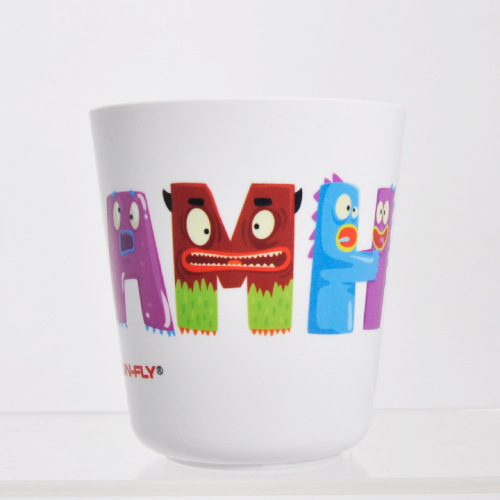 Wholesale Reusable 8oz Sublimation Plastic Kids Tumbler Blanks Coffee Mugs Plastic Gargle Cups for DIY Heat Transfer Printing