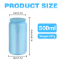 In-stock 16oz Shimmer Glitter Stainless Steel Double Wall Insulated Tumbler Sublimation Blank Colorful Drink Can With Straw