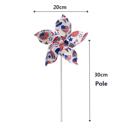 USA RTS 50pcs/ctn Windmill Kids Outdoor Sublimation Blanks PET Plastic Pinwheel Double-sided Windmill for DIY Printing Gifts
