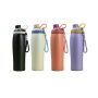 RTS 650ml Stainless Steel Water Bottle Double Walled Tumbler Vacuum Insulation Cup Leak Proof Gift Outdoor Water Cup with Handle