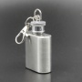 Insulated Flask 1 OZ Portable Pocket Whisky Keychain Flask 304 Stainless Steel Alcohol Liquor Mini Hip Flask With Keychain