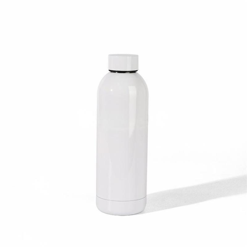 DSY 500ml Sublimation Bottle Double Wall Insulation Small Mouth Water Bottle Sublimation Silver Stainless Steel Color