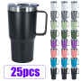 Custom LOGO 20oz Travel Car Tumbler 20oz Powder Coated Tumbler Vacuum Travel Mug Mix 8colors