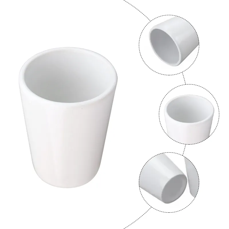 Sublimation 1.5oz Ceramic Shot Glass Blank 144pcs/ctn Ceramic White Mug Wine Whiskey Cup
