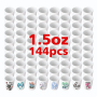 Sublimation 1.5oz Ceramic Shot Glass Blank 144pcs/ctn Ceramic White Mug Wine Whiskey Cup