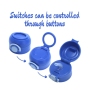 China RTS 12oz Sublimation Tumbler Stainless Steel Double Wall Vacuum Insulated Kids Cup Water Bottle with Bounce Flip Top Lids