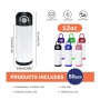 China RTS 12oz Sublimation Tumbler Stainless Steel Double Wall Vacuum Insulated Kids Cup Water Bottle with Bounce Flip Top Lids