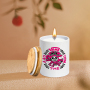RTS US 36pcs/ctn 11oz White Candle Tins,  Mental Jars With Wood Grain Lids for Making, Bulk Containers